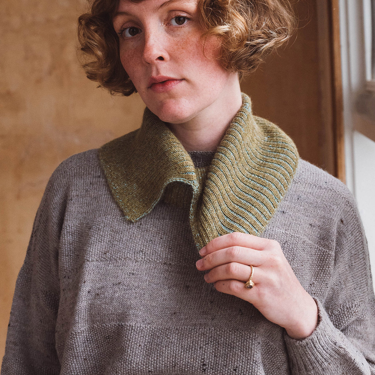 Split Tube Scarf - 100% Baby Alpaca