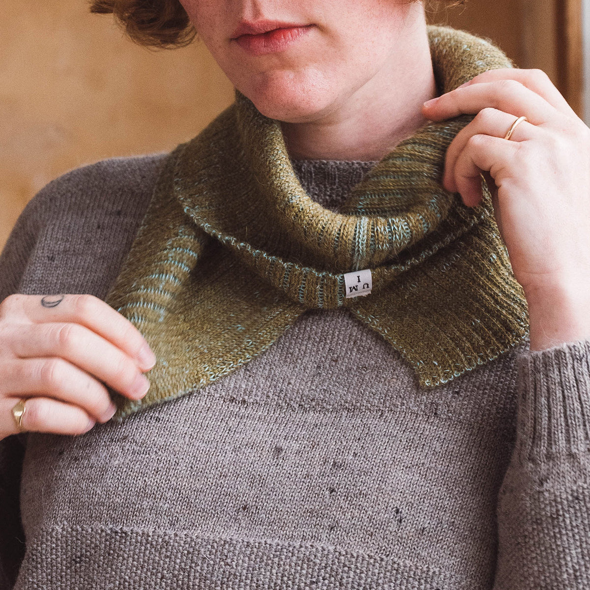 Split Tube Scarf - 100% Baby Alpaca