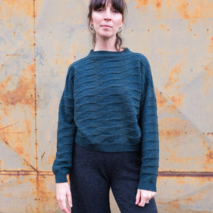 Astra Jumper - Alpaca/Merino - Dark Forest