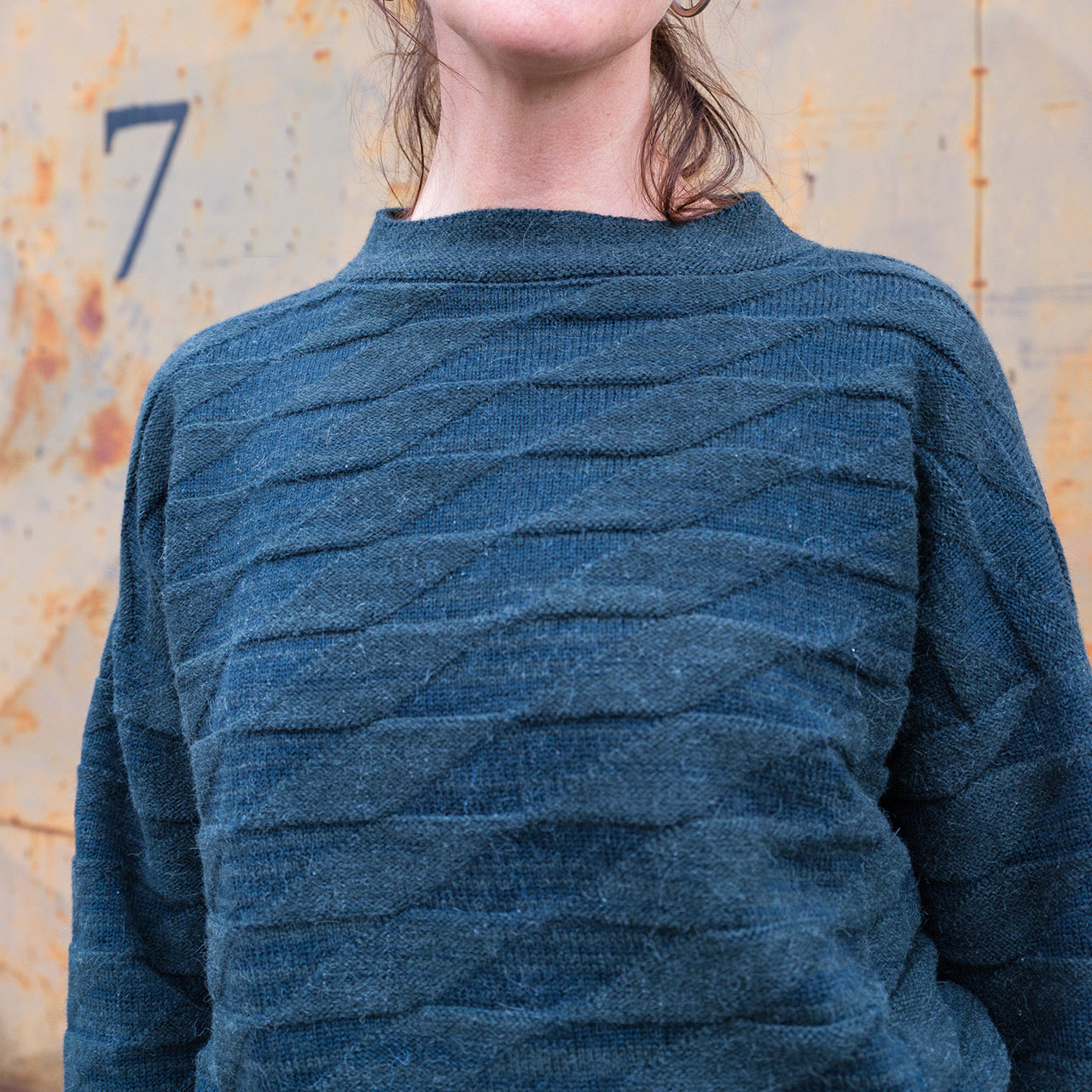 Astra Jumper - Alpaca/Merino - Dark Forest