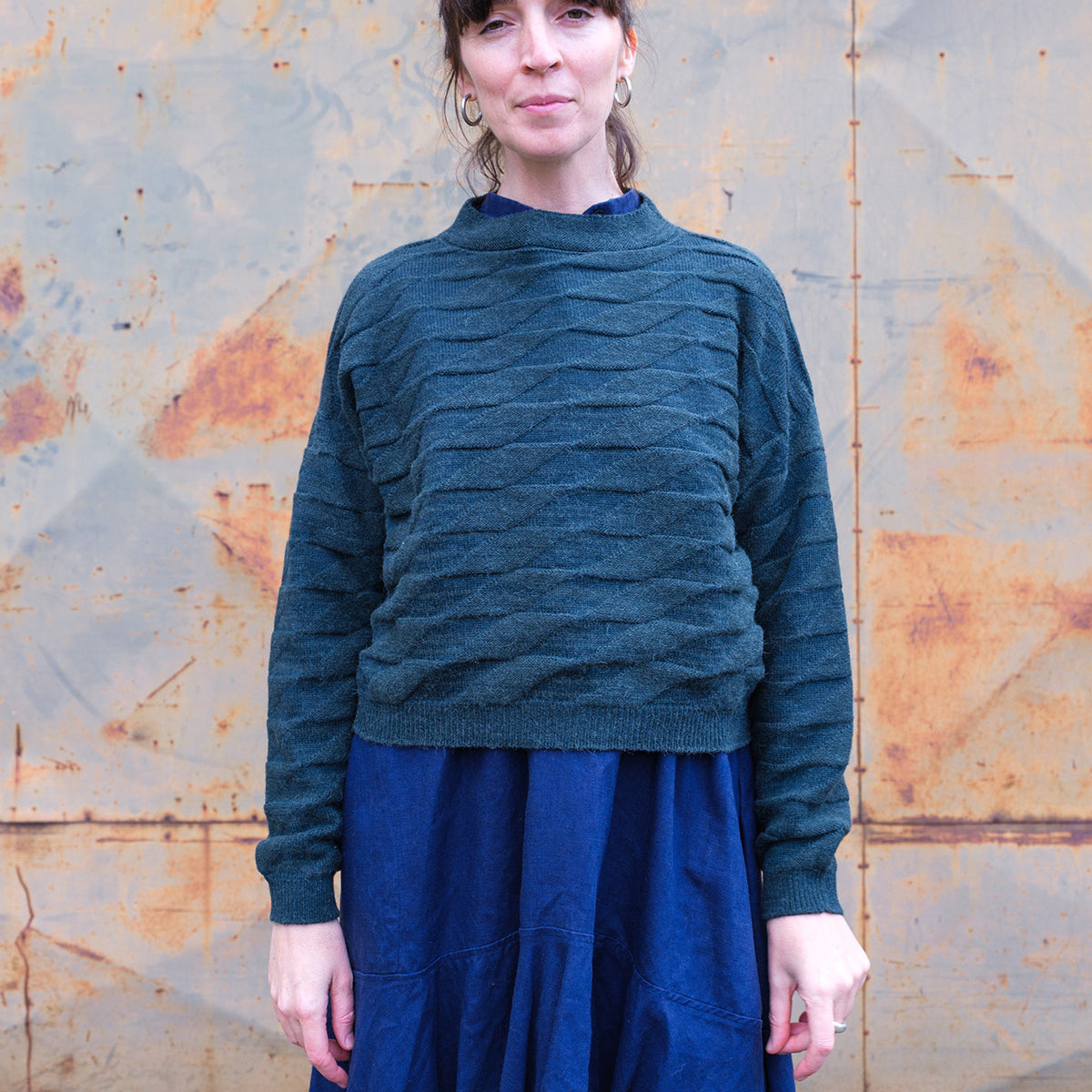 Astra Jumper - Alpaca/Merino - Dark Forest