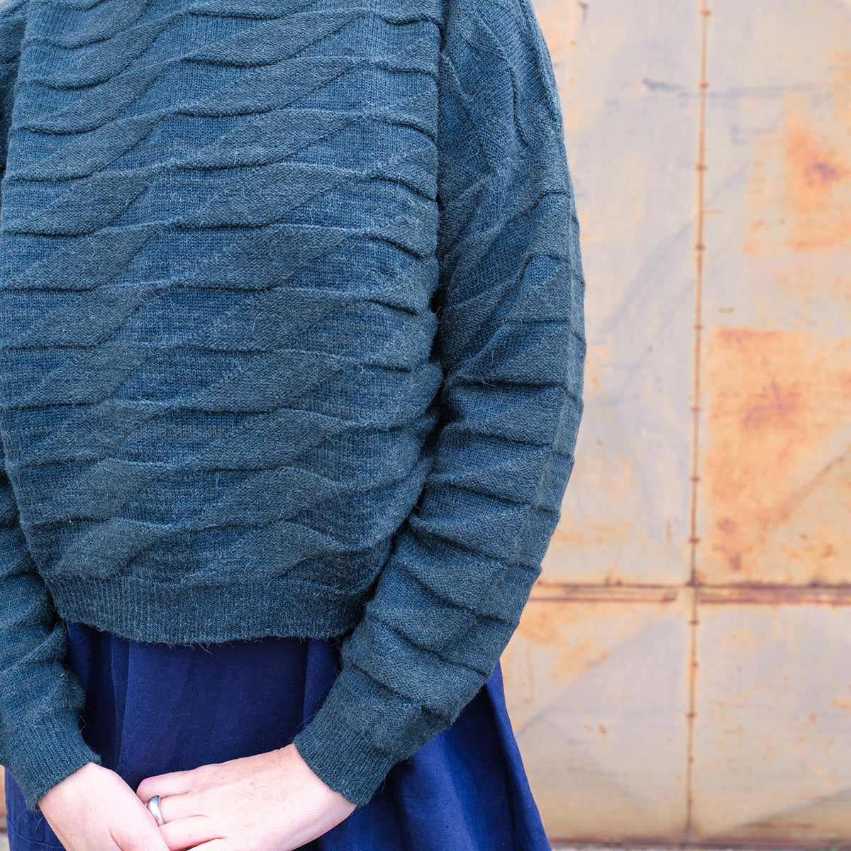 Astra Jumper - Alpaca/Merino - Dark Forest