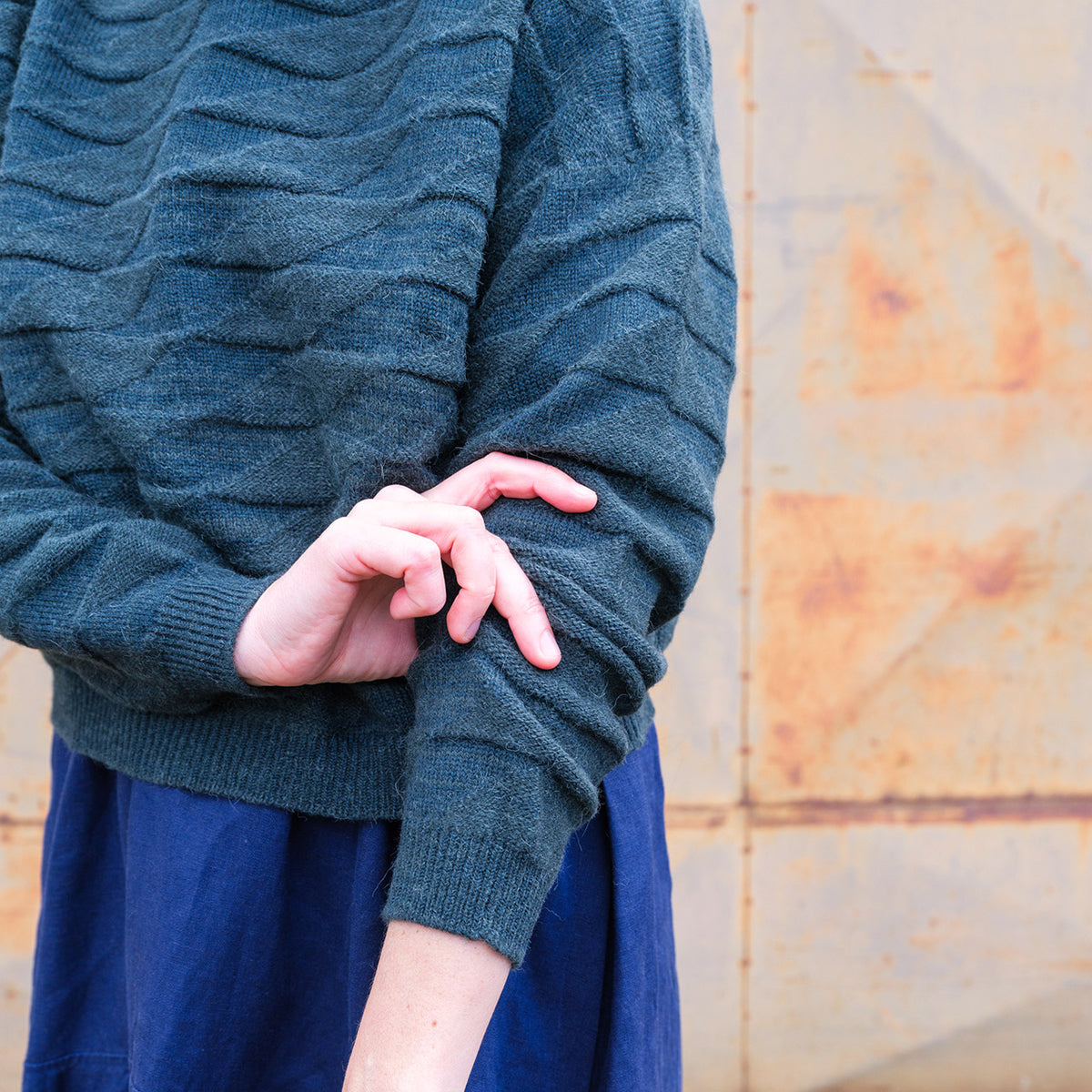 Astra Jumper - Alpaca/Merino - Dark Forest