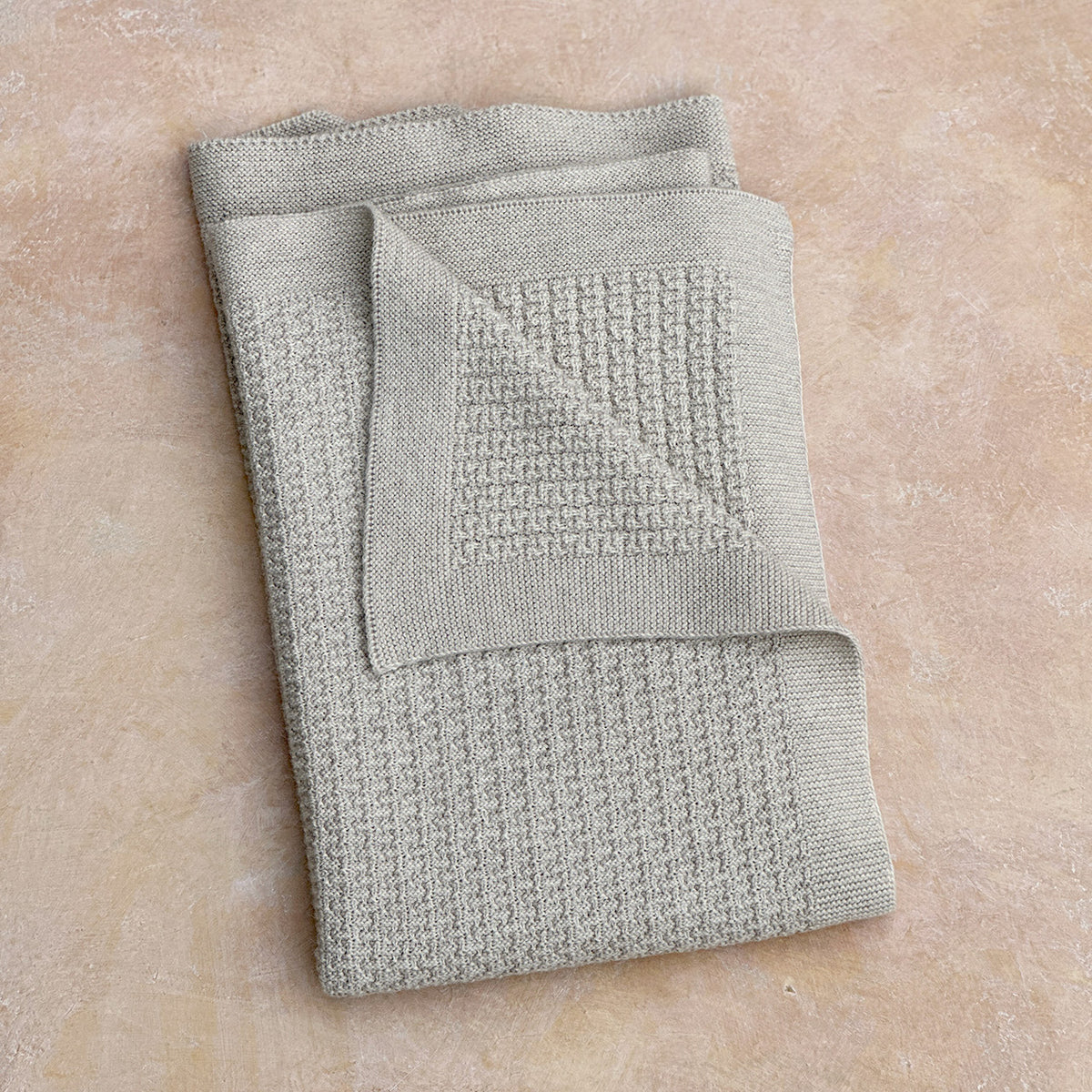 Baby Blanket Chunky Waffle - Alpaca/Merino (100x80m)