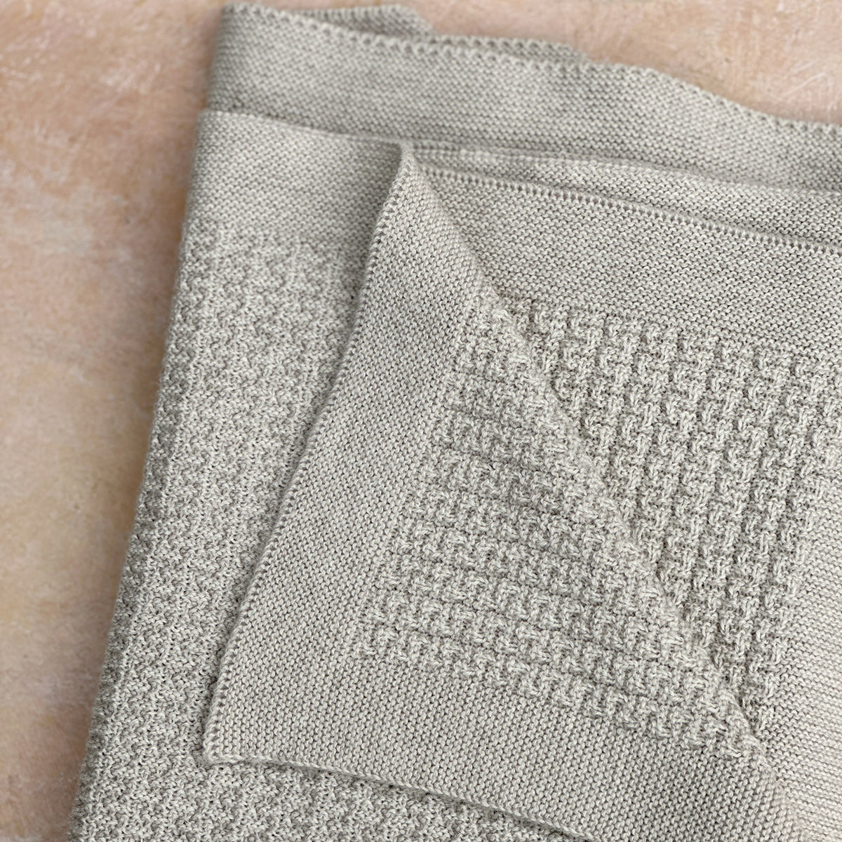 Baby Blanket Chunky Waffle - Alpaca/Merino (100x80m)
