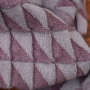 Baby Blanket Triangles - 100% Organic Plant Dyed GOTS Merino Wool (94x78m)