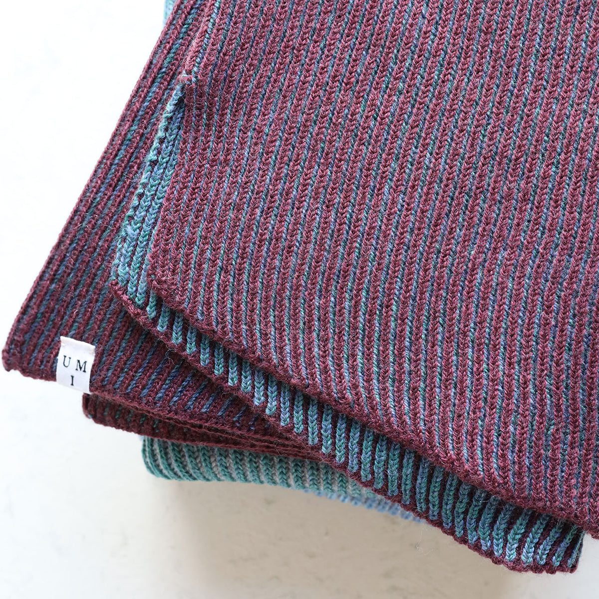 Brioche Split Cowl - 100% Extrafine Merino
