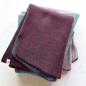 Brioche Split Cowl - 100% Extrafine Merino