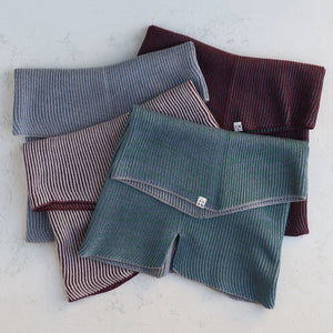 Brioche Split Cowl - 100% Extrafine Merino