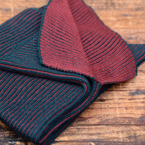 Brioche Split Cowl - 100% Extrafine Merino