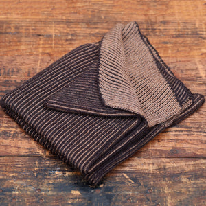 Brioche Split Cowl - 100% Extrafine Merino