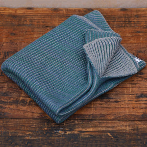 Brioche Split Cowl - 100% Extrafine Merino