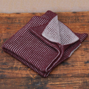Brioche Split Cowl - 100% Extrafine Merino