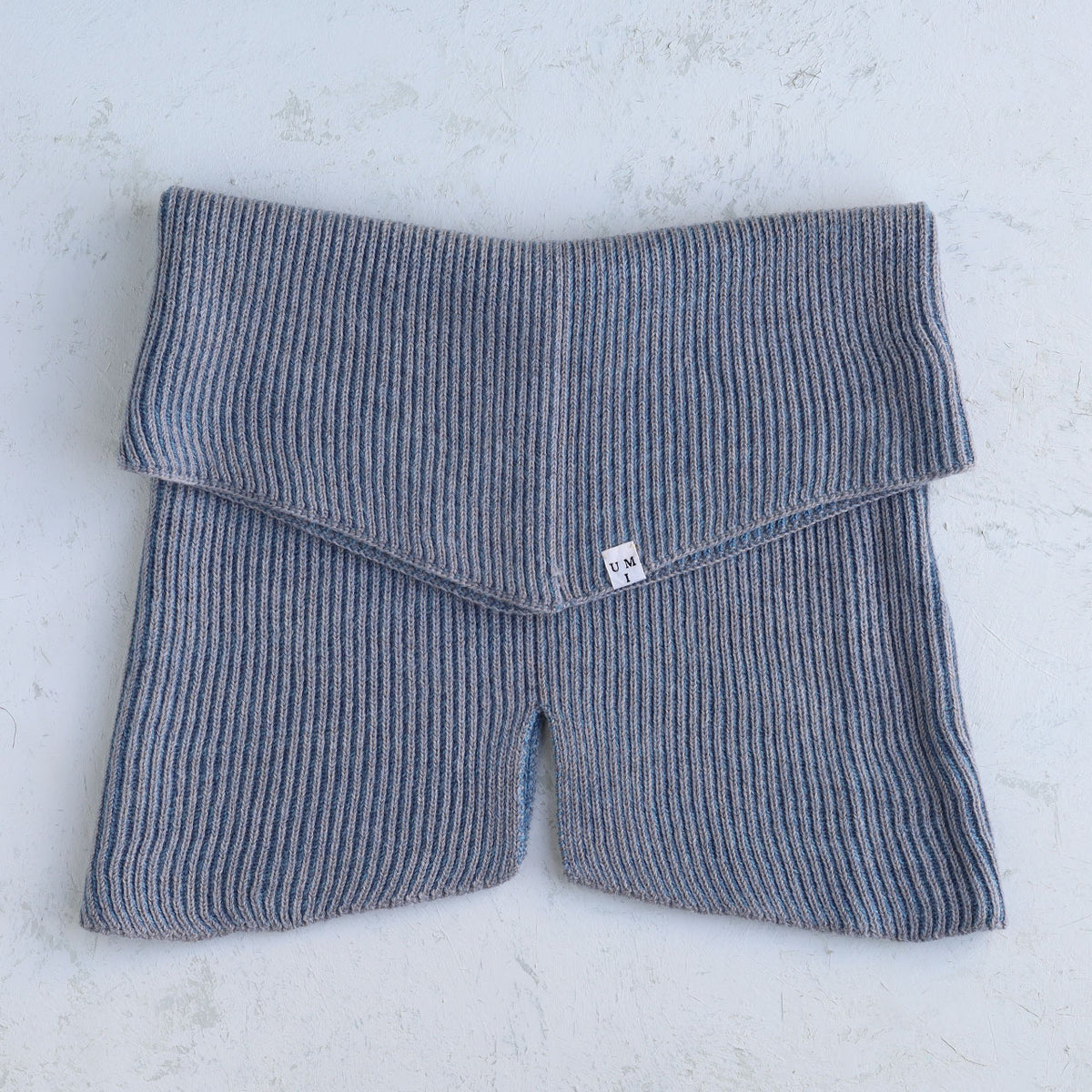 Brioche Split Cowl - 100% Extrafine Merino