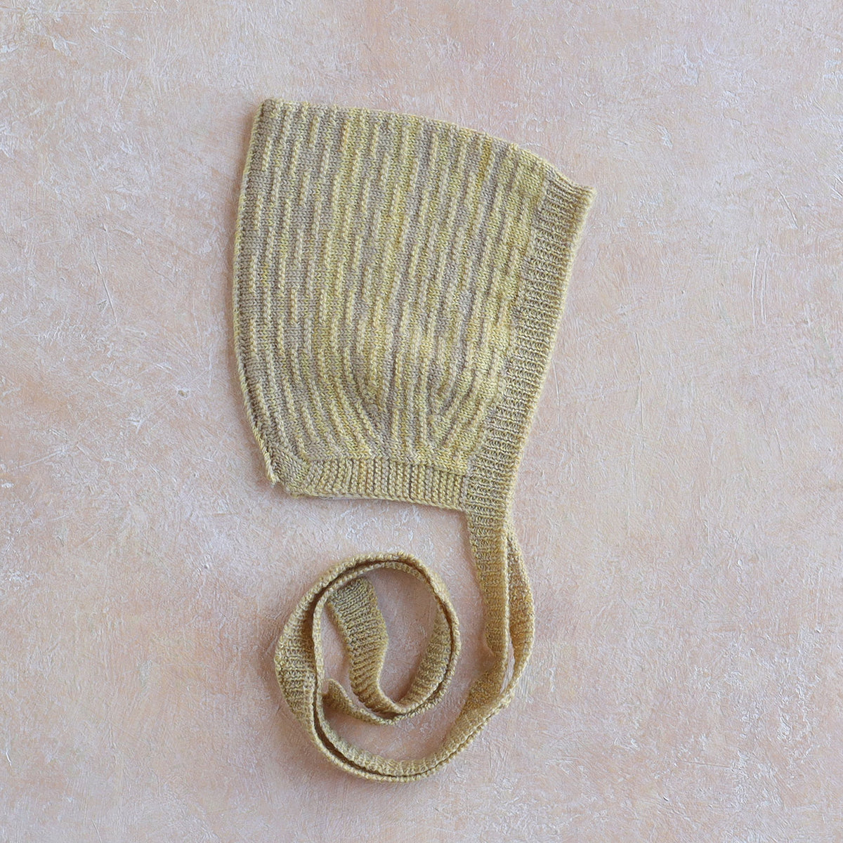 Baby Bonnet - 100% Organic Plant Dyed GOTS Merino Wool (0-24m)