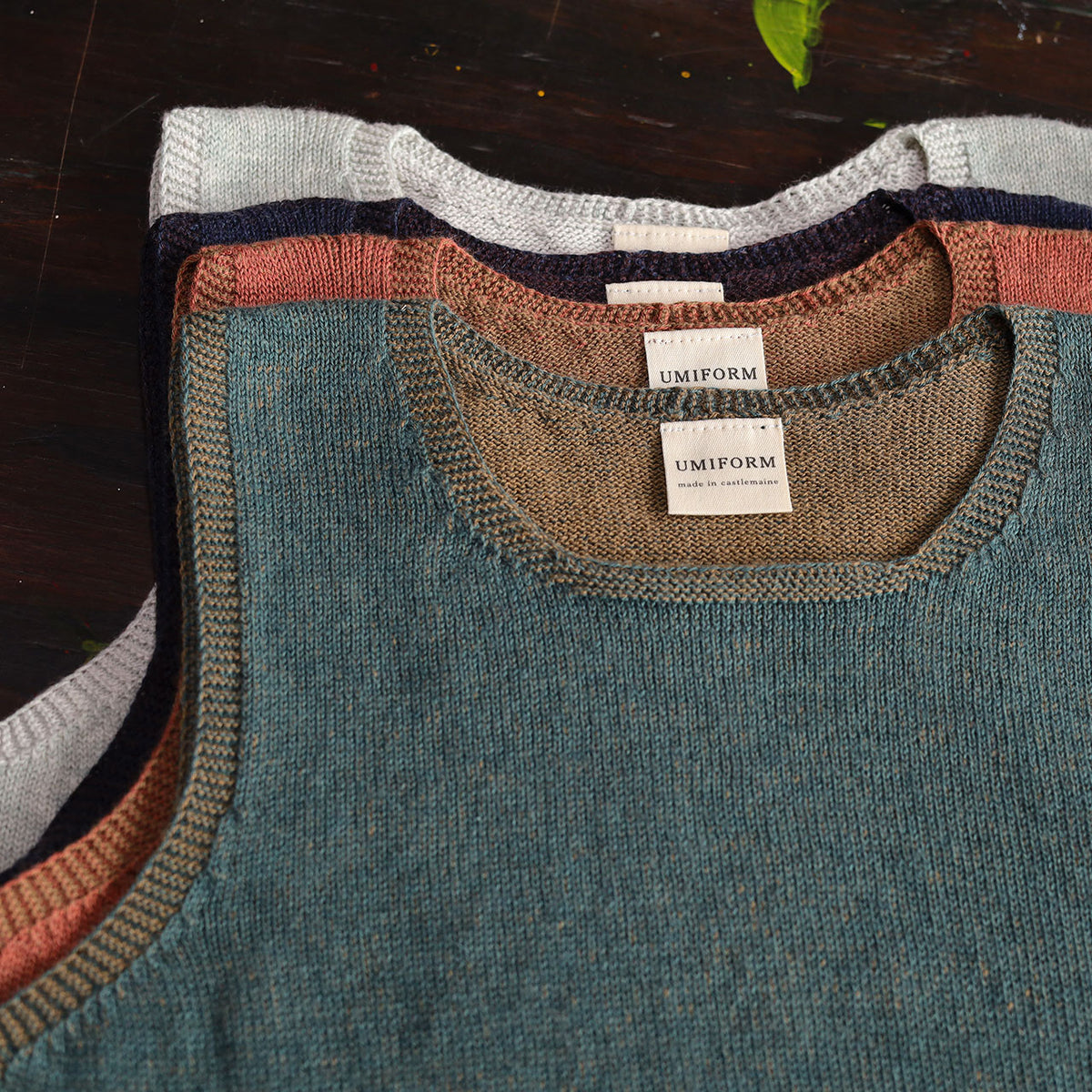 Clara Singlet - Organic Cotton/Merino Knit