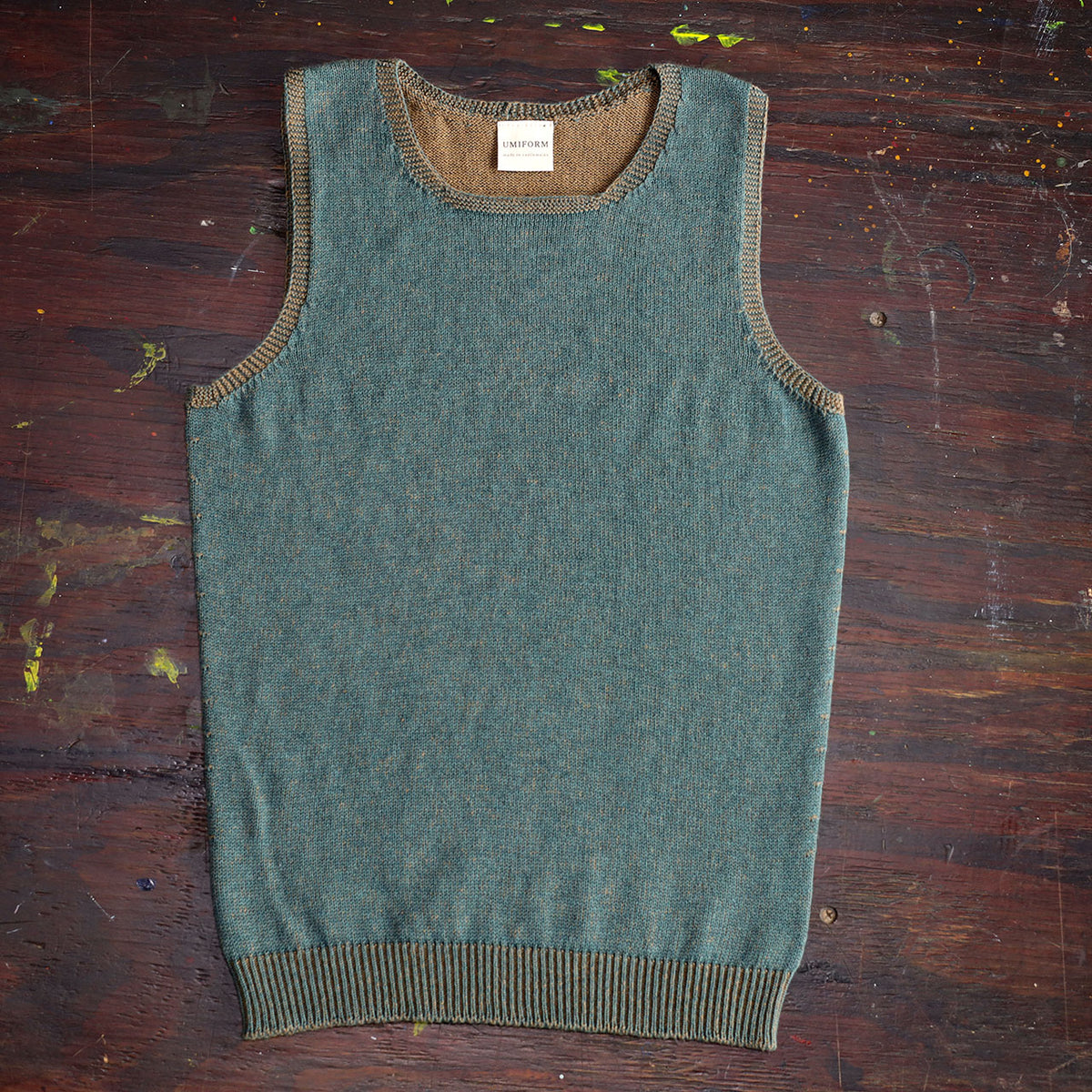 Clara Singlet - Organic Cotton/Merino Knit