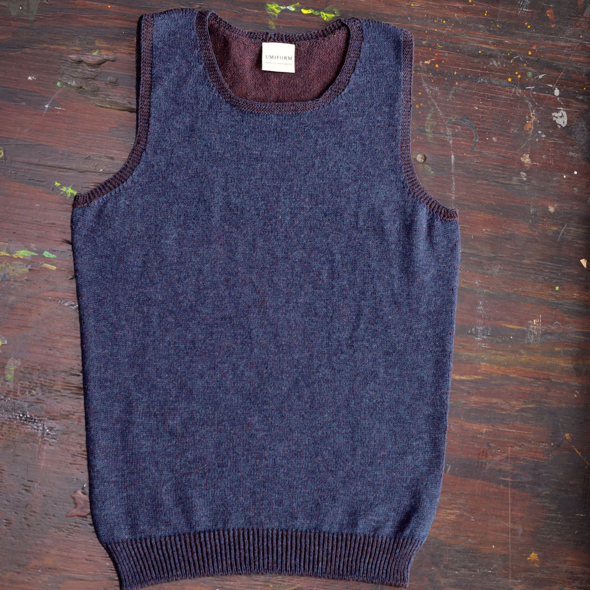 Clara Singlet - Organic Cotton/Merino Knit