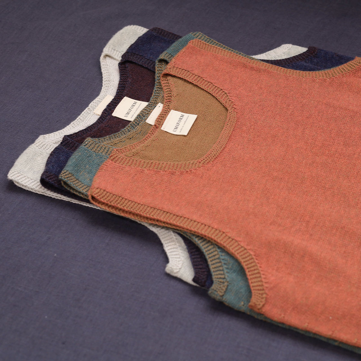 Clara Singlet - Organic Cotton/Merino Knit