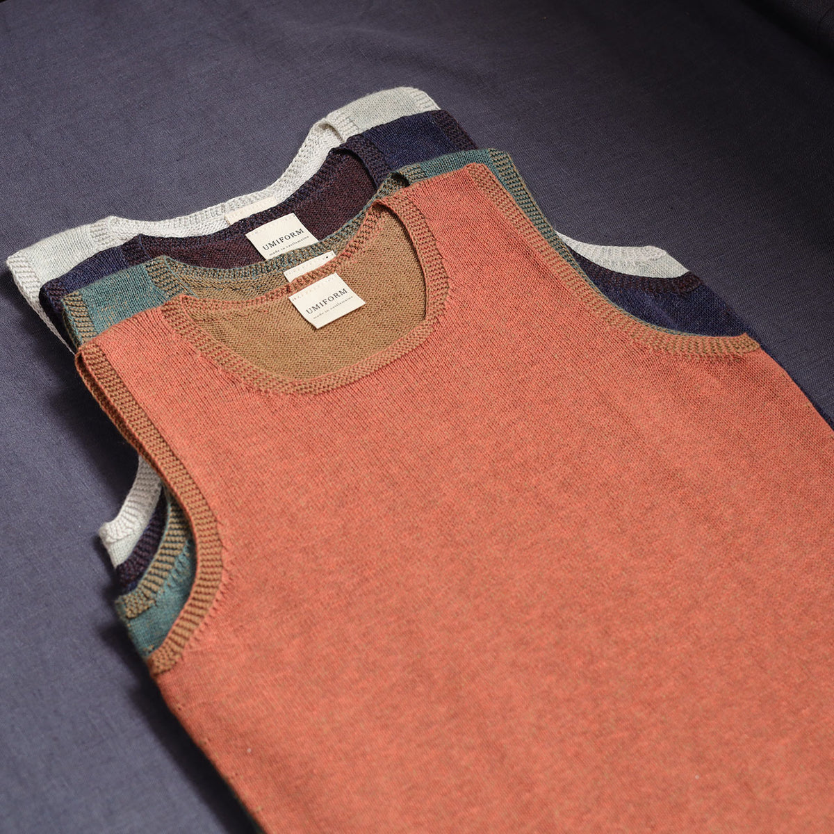 Clara Singlet - Organic Cotton/Merino Knit