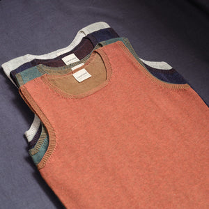 Clara Singlet - Organic Cotton/Merino Knit