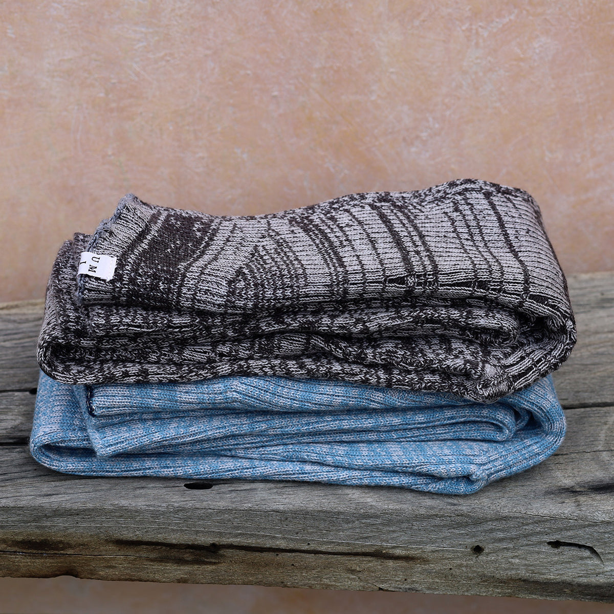 Harry Knitted Rib Leggings - 100% Extra Fine Merino - Marl