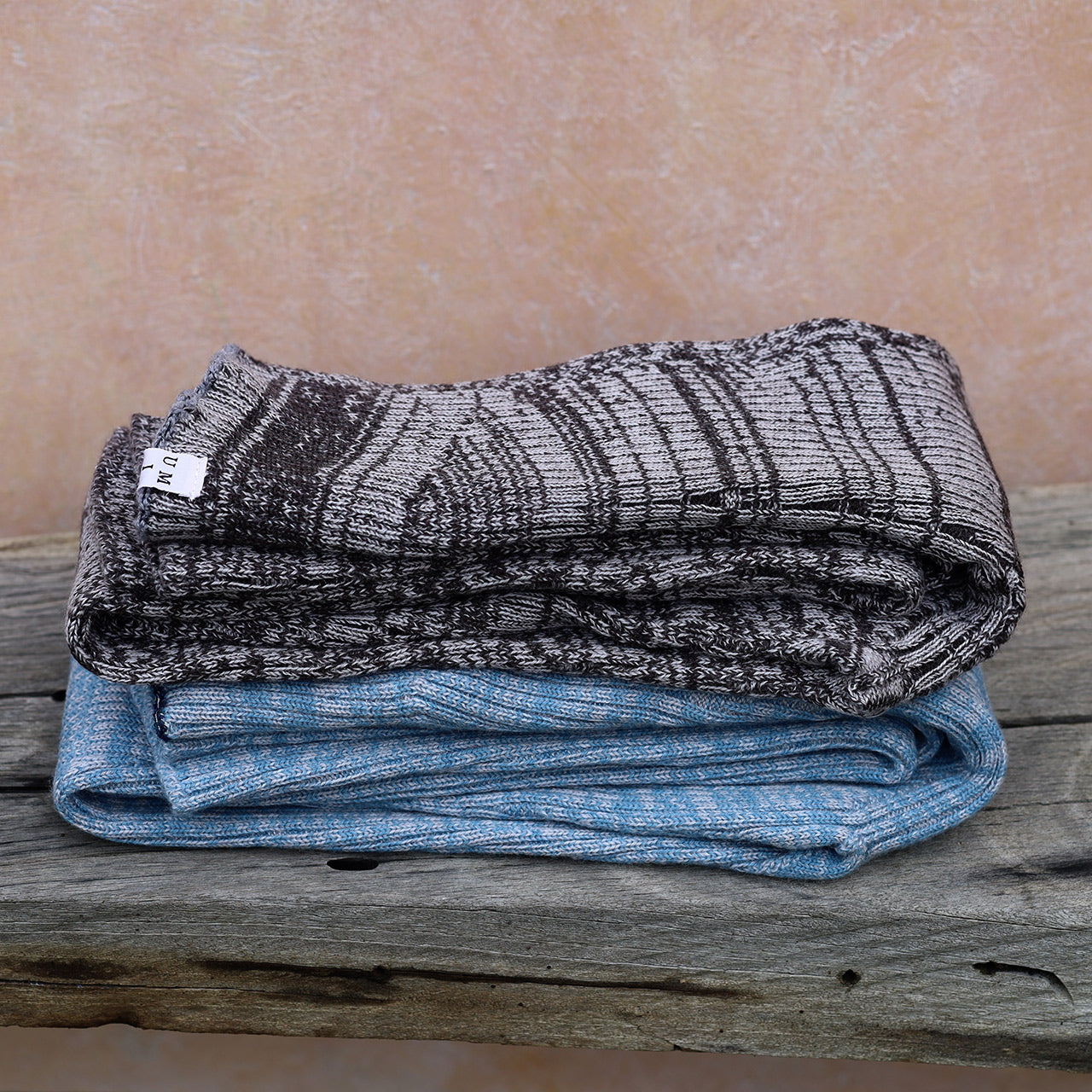 Harry Knitted Rib Leggings - 100% Extra Fine Merino - Marl