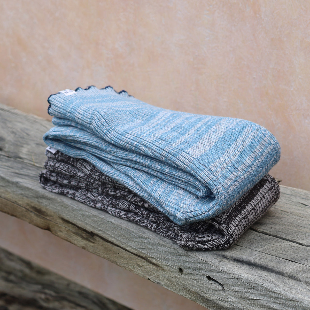 Harry Knitted Rib Leggings - 100% Extra Fine Merino - Marl