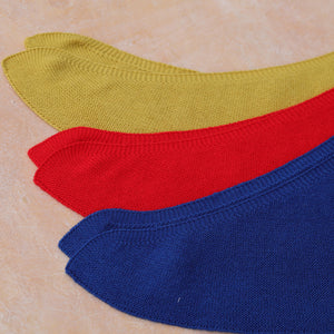 Triangle Knit Scarf - Extra Fine Merino - Primary Colours