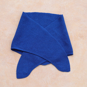 Triangle Knit Scarf - Extra Fine Merino - Primary Colours