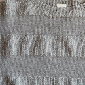 Moss Crop Jumper - 100% Highland Wool - French Clay