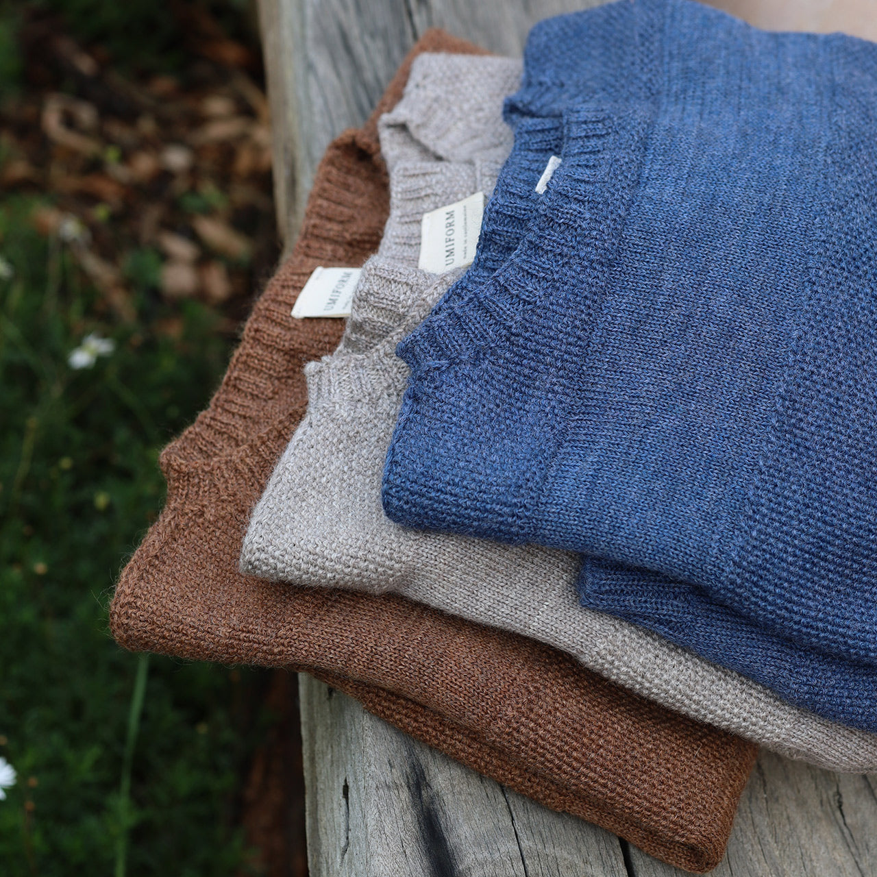 Moss Crop Jumper - 100% Highland Wool - French Clay