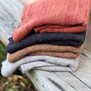Moss Crop Jumper - Alpaca/Merino - Basalt Tweed