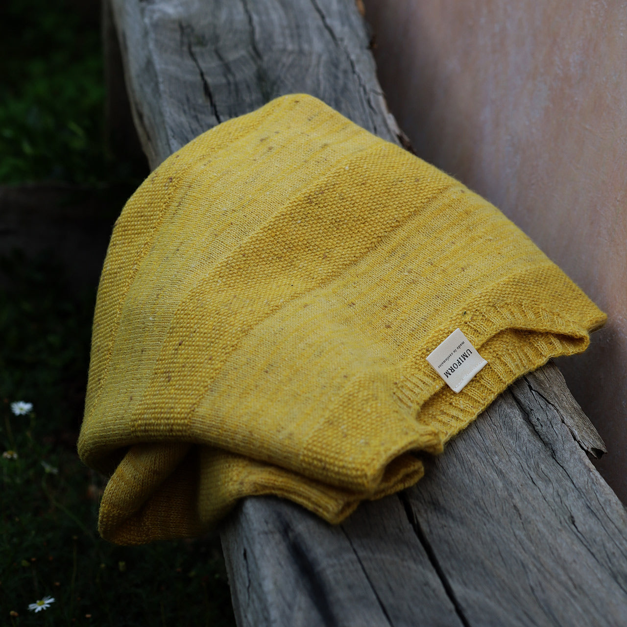 Moss Crop Jumper - Alpaca/Merino - Buttercup Tweed