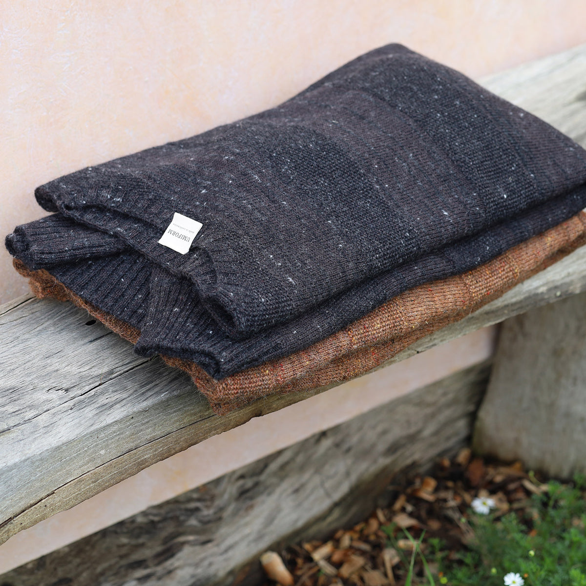 Moss Dress - Alpaca/Merino - Basalt Tweed