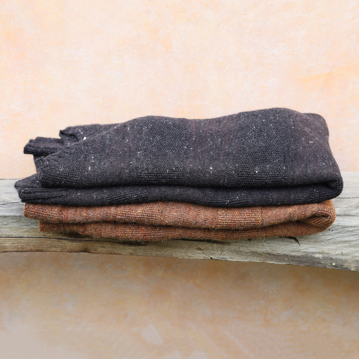 Moss Dress - Alpaca/Merino - Basalt Tweed