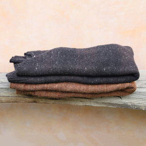 Moss Dress - Alpaca/Merino - Basalt Tweed