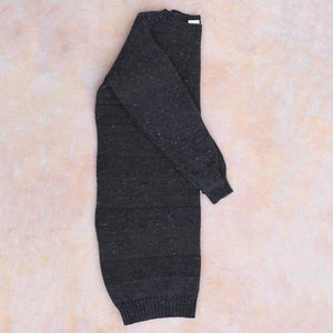 Moss Dress - Alpaca/Merino - Basalt Tweed