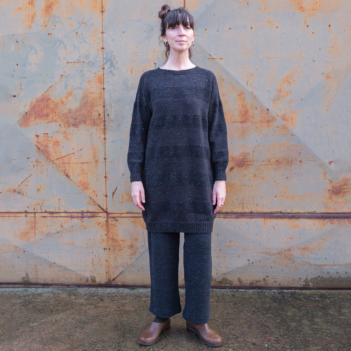 Moss Dress - Alpaca/Merino Tweed