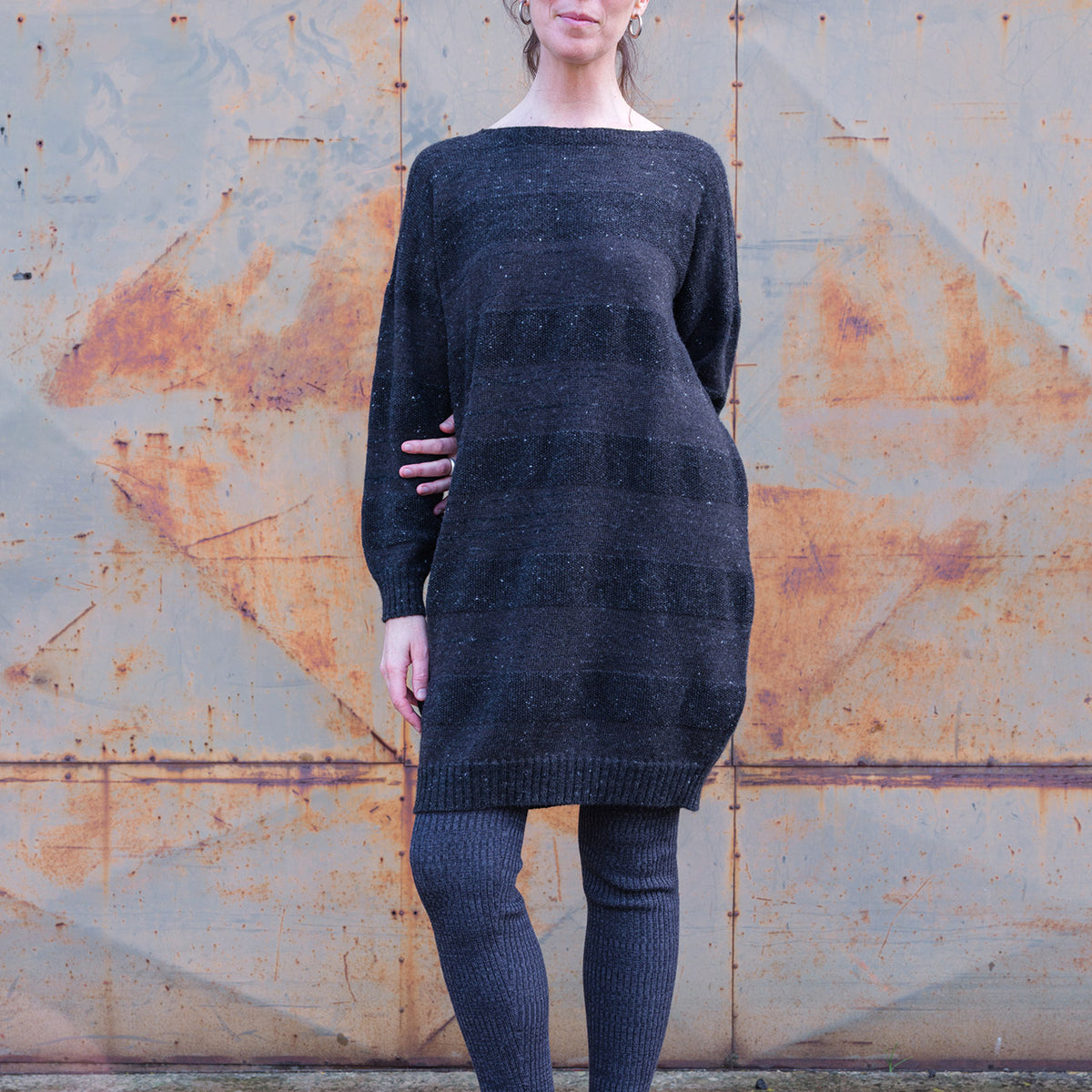 Moss Dress - Alpaca/Merino Tweed
