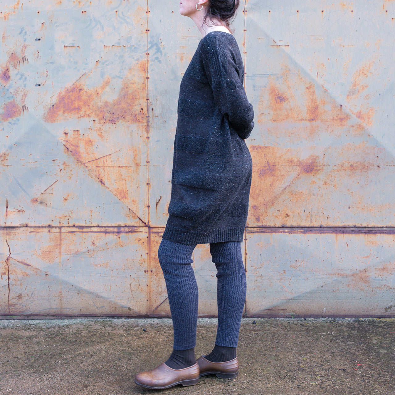 Moss Dress - Alpaca/Merino Tweed