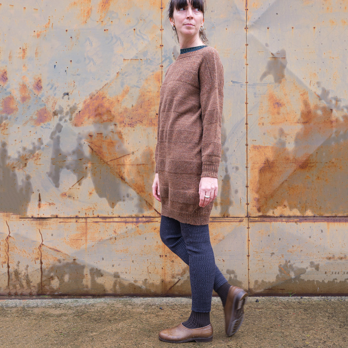 Moss Dress - Alpaca/Merino Tweed