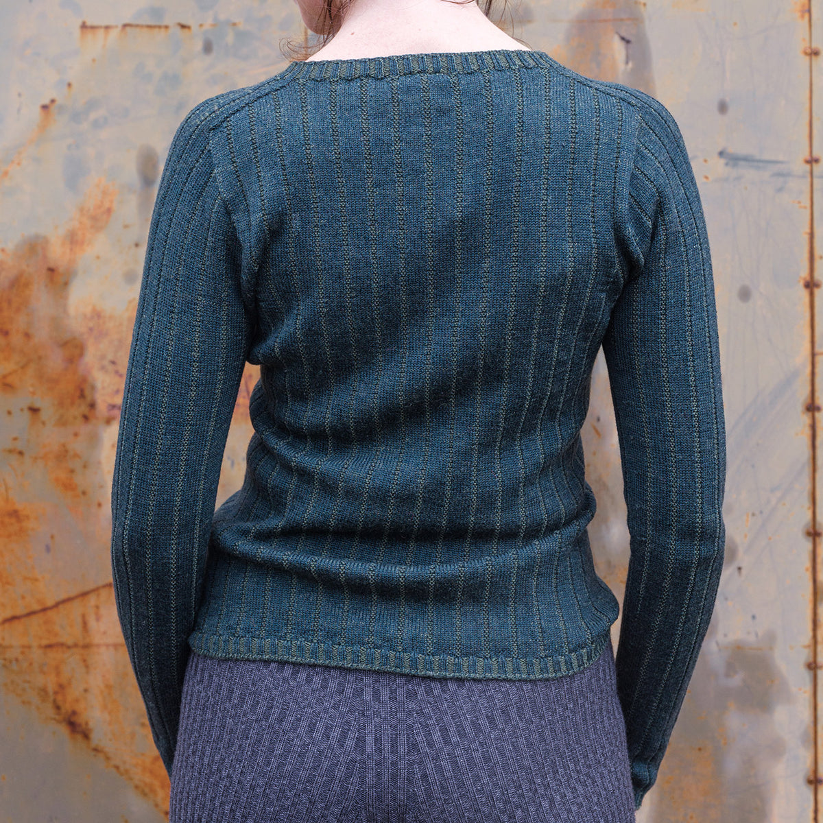 Nico Pullover - 100% Extra Fine Merino - Dark Forest