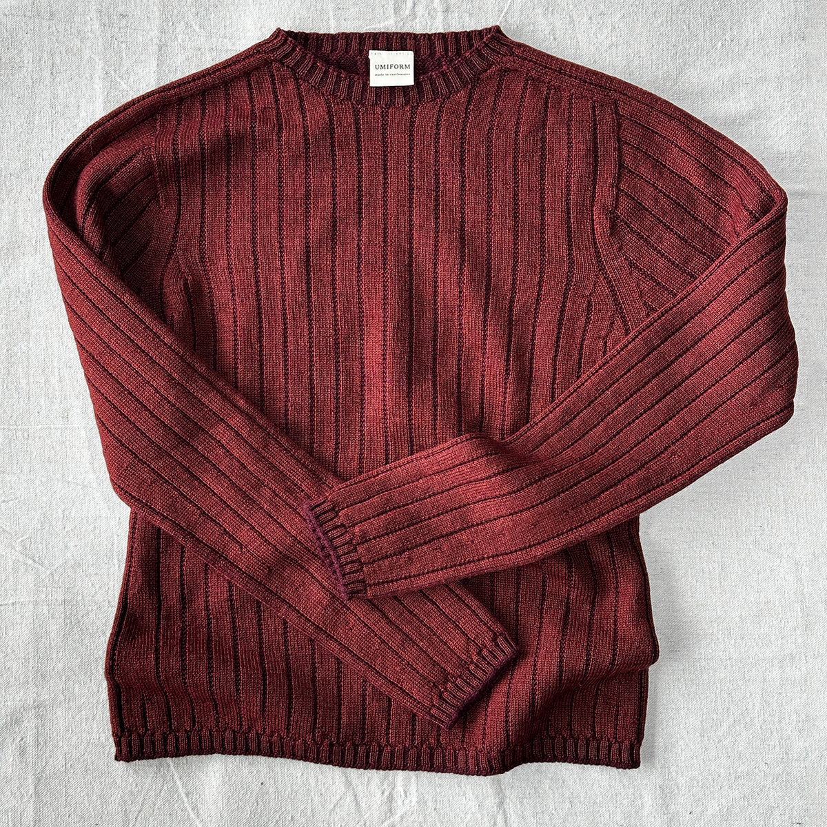 Nico Pullover - 100% Extra Fine Merino - Marsala