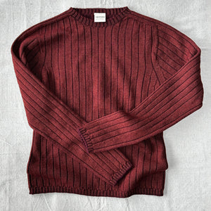 Nico Pullover - 100% Extra Fine Merino - Marsala