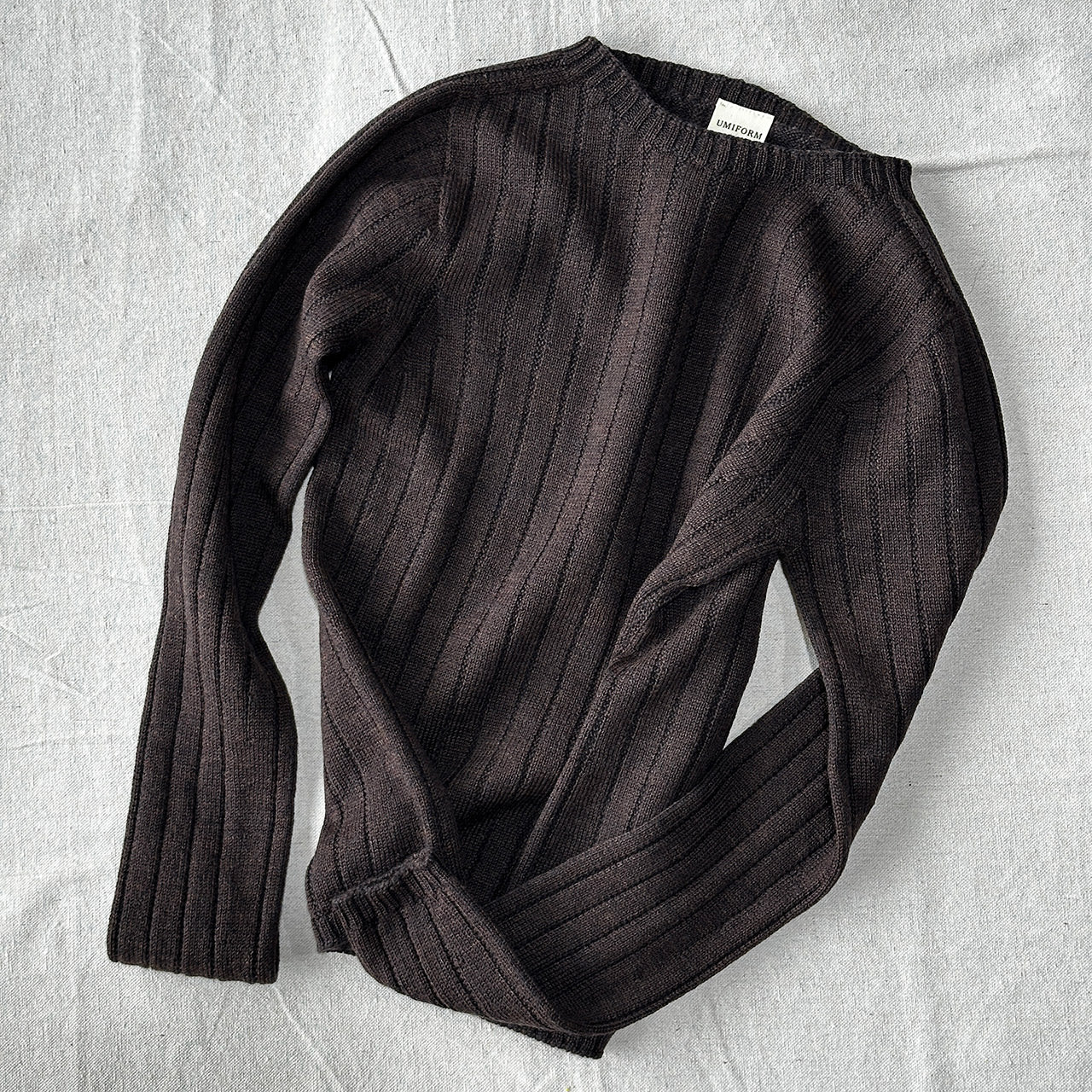 Nico Pullover - 100% Extra Fine Merino - Dark Chocolate