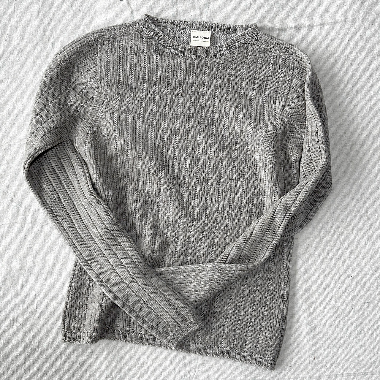 Nico Pullover - 100% Extra Fine Merino - Warm Grey