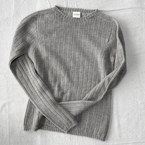 Nico Pullover - 100% Extra Fine Merino - Warm Grey