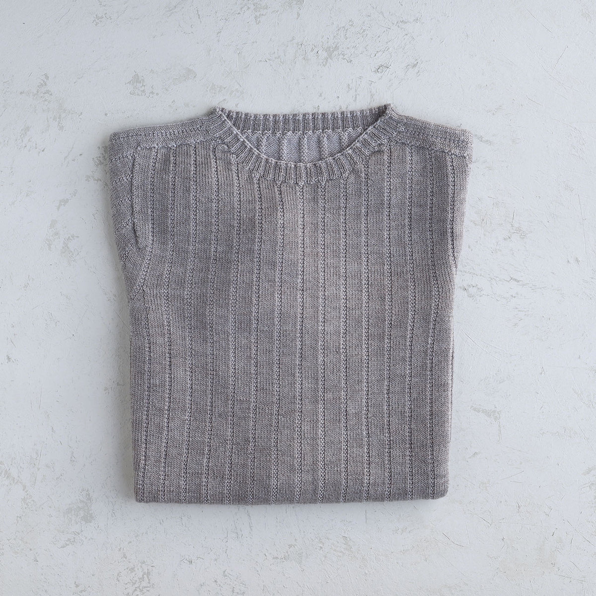 Nico Pullover - 100% Extra Fine Merino - Warm Grey