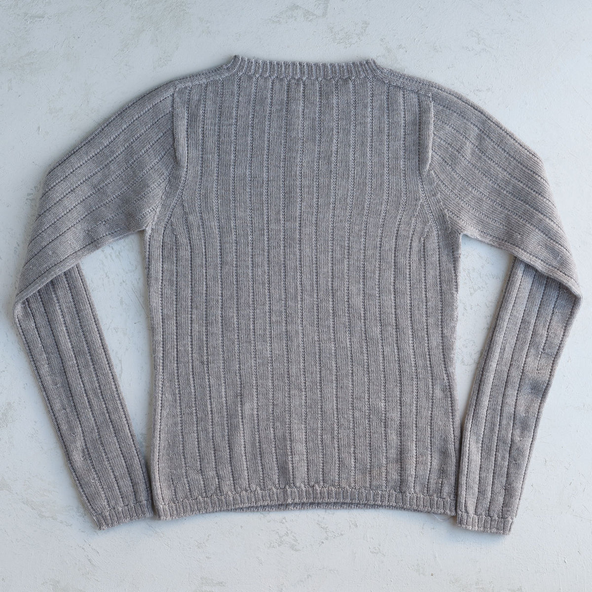 Nico Pullover - 100% Extra Fine Merino - Warm Grey